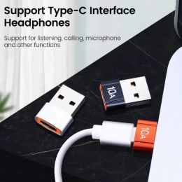 10A Fast Charging OTG Adapter USB 3.0 Type-C USB C Male To USB Female Converter For Macbook Xiaomi Samsung USBC OTG Connector