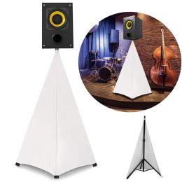 Speaker Stand Cover Height Flexible Stretchable Lighting Tripod Stand Skirt Scrim Cover for Universal DJ Light Speaker Stand