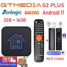 Box GTMEDIA G2 PLUS Android 11 TV BOX 4K UHD Amlogic 905W2 Quad Core 2GB 16GB 2.4G WIFI Media Player vs gt media v8 finder 2