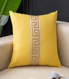 Fyjafon Pillowcase 60x60 Linen Breathable Cushion Cover Decorative edge Pillow Case Blue Yellow Pillowcases 50x504060 2012127326704