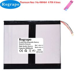 Batteries New 3.8V 9000mAh Thomson Neo 14a 4WH64 Laptop Tablet PC Battery 4 PIN 4 Lines