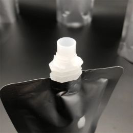 StoBag 50pcs Aluminum Foil Liquid Package Nozzle Bags Light-proof Juice Beverage Milk Sealed Stand Up Storage Reusable Pouch
