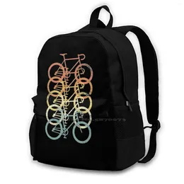 Backpack Bike T-Shirtbicycle Vintage Arrivals Unisex Bags Casual Bag T Shirtbicycle Bicycle