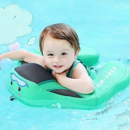 Mambobaby Summer Baby Waist Floating Lying Ring Pool Toy Solid Non Inflatable born Baby Boys Girls Fun Toys 240403