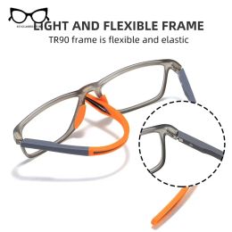 2024 New Ultralight Reading Glasses Men Women Retro HD Lens Blue Light Blocking Eyewear Classic Square Far Sight Eyeglasses