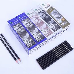 Marie's Charcoal Sketch Pencil Soft/Medium/Hard/Special Soft Painting 2H HB B 2B 3B 4B 5B 6B 7B 8B Drawing Stationery 12pcs