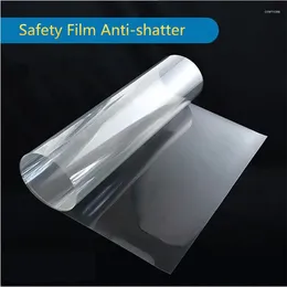 Window Stickers Transparent Color Building Glass Protection Film Clear Security 50 200 Cm Self-adhesive