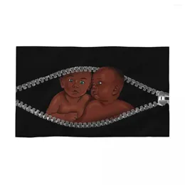 Towel African Mom With Twins 40x70cm Face Wash Cloth Microfibre Fabrics Suitable For Tour Holiday Gift