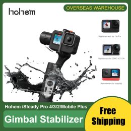 Gimbals hohem iSteady Pro 4/ Mobile+ 3Axis Handheld Camera Gimbal Stabilizer Wireless Control for GoPro OSMO Insta360 One R smart phone