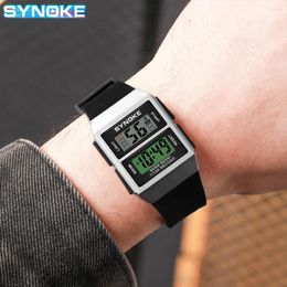 Wristwatches Fashion Digital Watch Teenager Students Wristwatch Trendy Water Resistant Outdoor Sports Clock SYNOKE