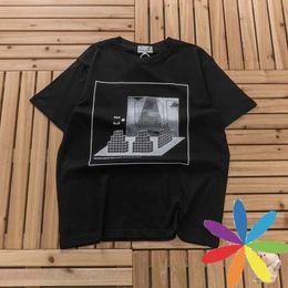 Men's T-Shirts Hip Hop Building Block Pyramid Geometric 3D Pattern Printing CAV EMPT C.E T Shirt Cotton CAVEMPT T-Shirt Oversized Tee Tops J240409