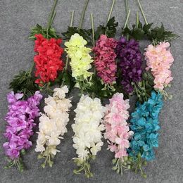 Decorative Flowers 80CM European Style Artificial Flower Bouquet With Small Handlebars And Flying Swallowwort Porch Floor To