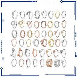 925 Silver New Fashion Heart Crown Shape Women's Ring Original Ring Wedding Jewelry Fashion Accessories Free Shipping