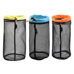 Laundry Bags Mesh Drawstring Bag Dirty Clothes Pouch Compressed Quilt Storage Sack Organizer Clothing Net