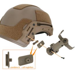 Tactical Headset Helmet Bracket ARC Rail Adapter Converts To Compatible Wendy's Helmet and M-LOK Stand Accessories&EXFIL Rail