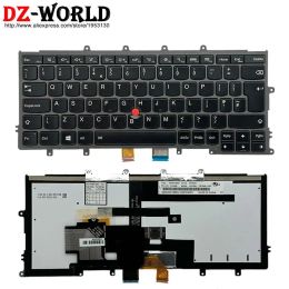 Keyboards UK English Backlit Keyboard for Lenovo Thinkpad X240 X240S X250 X260 X270 A275 X230S Laptop 04X0206 01AV529 01AV569 04X0244