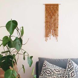 Tapestries Macrame Wall Hanging Tapestry Decoration Cotton Bohemian Handmade Tassel Woven Home Gifts