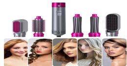 MultiFunctional Curling Irons Electric Hair Dryer 5 In 1 auto curl Hairs Comb Negative Ion Straightener Styling Brush Blow Tool Wa7489122