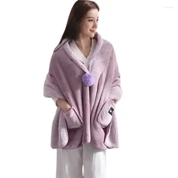 Blankets Women's Coat 2024 Autumn Winter Turn Down Collar Women Oversized Warm Teddy Bear Jacket Lady Plush Cardigan Blanket