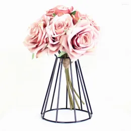 Decorative Plates Metal Flower Stand Stunning Vase Elegant Decor For Weddings Offices Home Centrepieces Hollow Design