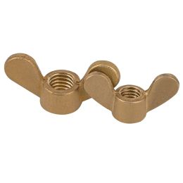 Solid Brass Wing Nuts Butterfly Hand Tighten For Bolts & Screws M3 M4 M5 M6 M8 M10 M12