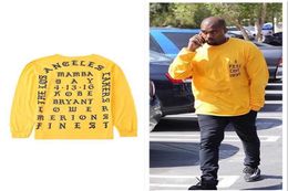 Men039s TShirts Hip Hop I Feel Like Pablo Paul T Shirt Men Women Yellow Burgundy Long Sleeve Cotton Oversize Tops US Size T2216589554