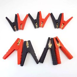 1pair red black big Duty car Battery Crocodile Alligator Clamp Copper accumulator Clips Test Connector Electrical 150A 300A P