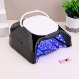 Dryers 86W Salon Use Logo Customize White Black Fast Drying Rechargeable Cordless LED UV Nail Lamp with Handle