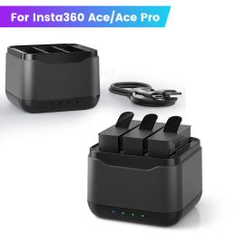 Accessories Battery Smart Charging Hub Fast Charge Box For Insta360 Ace/Insta360 Ace Pro Power Charging Stand Sports Camera Accessories