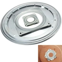 3 inch Heavy Metal Bearing Rotating Swivel-Turntable Plate Smoothly Square/Round For TV Rack Desk Table for Corner Cabinets