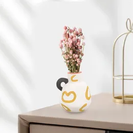Vases Home Decor Book Shelves Centerpieces Large Ceramic Flower Bookshelf Decorative Objects