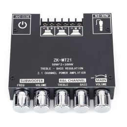 ZK-MT21 Subwoofer Digital Power Amplifier Board 2.1 Channel Stereo Amp Module ZK-MT21/CS8673E Chip/TPA3116D2 Chip/PAM8403