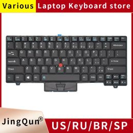 Keyboards New US Russian Laptop Keyboard For Lenovo IBM ThinkPad SL410 SL410K SL510 SL510K L410 L412 L420 L421 L520 L512 L510 L521