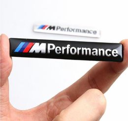Metal M Emblem Badge Sticker Motorsport Power for BMW M3 M5 X1 X3 X5 X6 E36 E39 E46 E30 E60 E92 Series metal 3D stereo labeling3837029