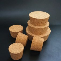 2Pcs/Lot Lab Big Size Top DIA 51mm To 105mm Wood Cork Cap Thermos Bottle Stopper Essential Oil Pudding Glass Bottle Lid