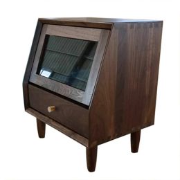 Solid Wood Bedside Cabinet Simple Bedroom Locker Sofa Cabinet Bedside Cabinet Small Apartment Creative Storage Cabinet