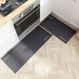 Carpets PVC Kitchen Floor Mat Non-slip Bathroom Rug Oilproof Long Carpet Entrance Living Room Accessories Alfombra Cocina