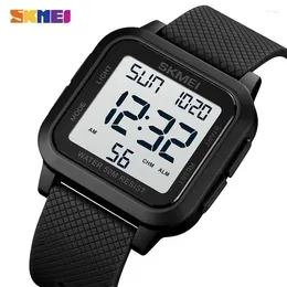 Wristwatches SKMEI Sport Watches Mens Alarm Countdown Clock Male 5Bar Waterproof Military Back Light Shockproof Calender Digital Wristwatch