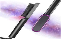 Hair Straighteners Brush Hairs Straightening Iron with Builtin Comb 20s Fast Heating 5 Temp Settings and AntiScald for Profe5499682