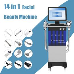 Multi-Functional Beauty Equipment 14 In 1 Skin Rejuvenation Water Dermabrasion Hydra Beauty Spa Machine For Anti-Aging Pigment Removal Black