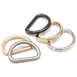 HENGC 35mm 40mm D Dee Round Gold Metal Ring Buckles For Leather Belt Shoes Bags Garment Big Decorative DIY Crafts Wholesale