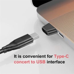 USB To Type C OTG Adapter USB C Male To USB Type-c Female Converter For Macbook Xiaomi Samsung S20 S22 USBC OTG Connector