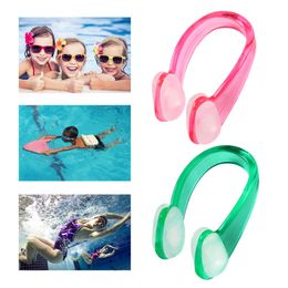 1pc Swimming Nose Clip Soft Silicone Earplugs Swimmer Unisex Nose Clip Waterproof Swim Accessories for Kids Adults Water Sports