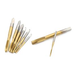 1PC M2/M2.5/M3/M3.5/M4/M5 Spiral Point HSS Titanium Machine Right Hand Tap Drill Thread Plug Handle Taps