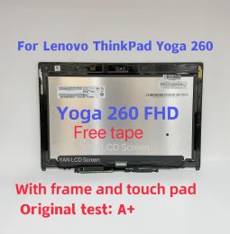 Screen 12.5 inch LCD Display Touch Laptop Screen Digitizer Assembly For Lenovo Thinkpad Yoga 260 N125HCEGN1 B125HAN02.2 M125NWF4 R0