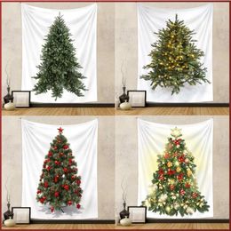 Tapestries Christmas Tapestry Room Decoration Wall Cloth Ins Wind Hanging Cross-border Home Bohemian Tree