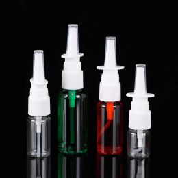 5/10/20/30/50ml Home Mist Plastic Pump Refillable Container Spray Bottle Nose Dropper Bottles Empty Nasal Sprayer