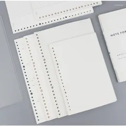 Sheet A5 B5 Loose-leaf Colourful Refill Inner Page Line Blank Grid Inside Paper Stationery