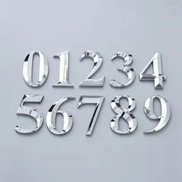 Decorative Figurines Self Adhesive Door Number Sign House Digit Apartment El Office Sticker