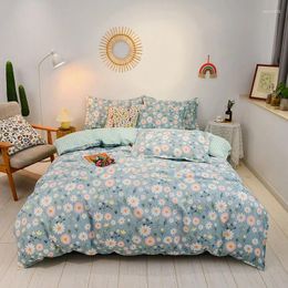 Bedding Sets Home Textile Thickening Quality Duvet Cover Pillowcase Bed Sheet Simple Boy Girls Single Twin Double Line